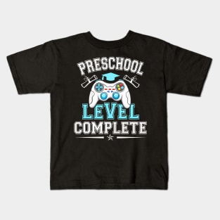 Preschool Level Complete Video  Graduation Class 2024 Kids T-Shirt